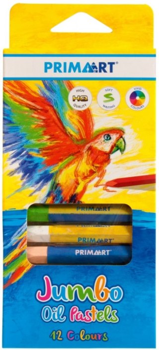 OIL PASTELS 12 COLORS JUMBO PRIMA ART 385158