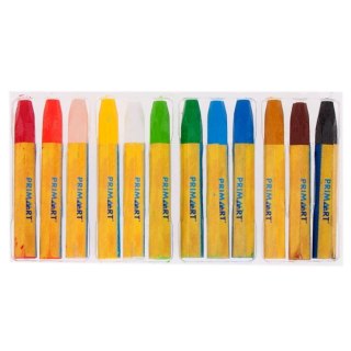 OIL PASTELS 12 COLORS JUMBO PRIMA ART 385158