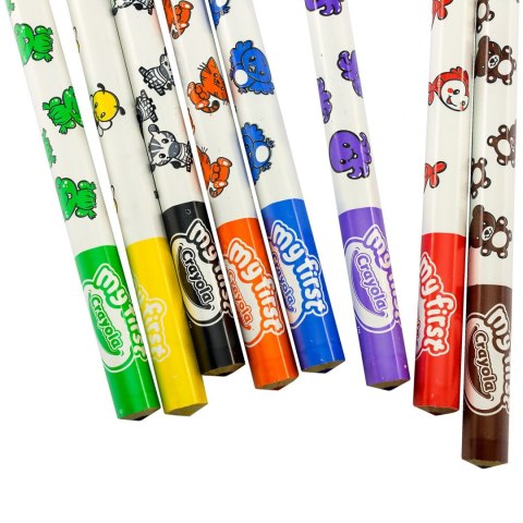 Crayola Baby - Decorated Jumbo Pencil Crayons 8 pcs