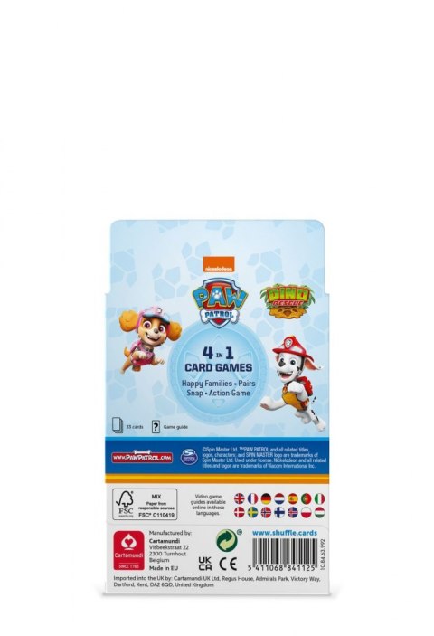 Cartamundi: The Card Game - Paw Patrol 4in1