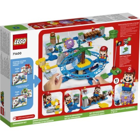 LEGO® Super Mario - Big sea urchin and beach fun