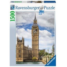 Ravensburger - 2D Puzzle 1500 pieces: A funny cat on the Big Ben clock