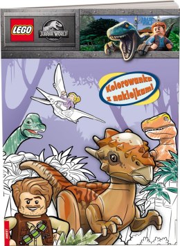COLORING BOOK A4 LEGO JURASSIC WORLD AMEET STICKERS AMEET