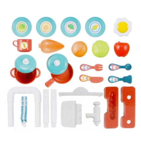 KITCHEN WITH ACCESSORIES 3IN1 IN SUITCASE MEGA CREATIVE 501203