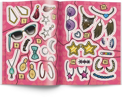 PAINTING BOOK A5 BARBIE MAKEUP AND JEWELRY AMEET STICKERS AMEET