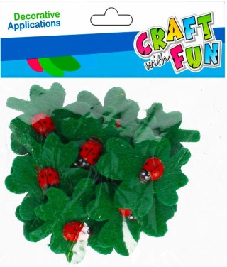 DECORATION DEK FELT BIEDRO SPRZYL LISC CF12SZT12/144 CRAFT WITH FUN