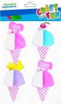 DECORATION DECALS BLOWJOBS HARM 4PCS CF 12/144 CRAFT WITH FUN