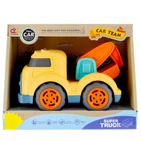 CARTOON EXCAVATOR TRUCK MEGA CREATIVE 500625 MEGA CREATIVE