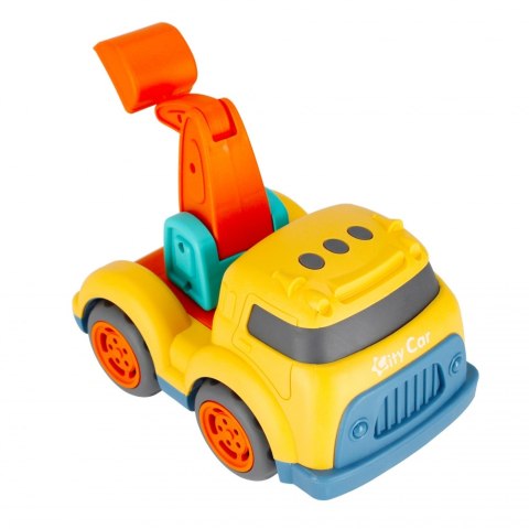 CARTOON EXCAVATOR TRUCK MEGA CREATIVE 500625 MEGA CREATIVE