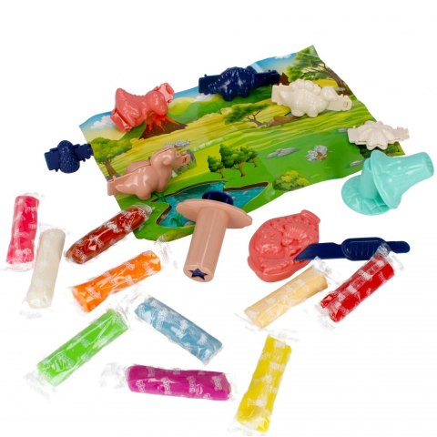 PLASTIC COMPOUND WITH ACCESSORIES DINO MEGA CREATIVE 502469