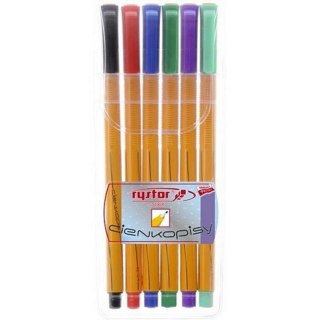 FINE PEN 6 COLORS 0.4MM SCRIPTION 403-621