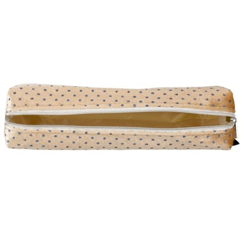 PENCIL CASE SQUARE TUBE BEIGE CRISTAL STARPAK 490731