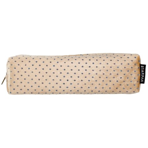 PENCIL CASE SQUARE TUBE BEIGE CRISTAL STARPAK 490731