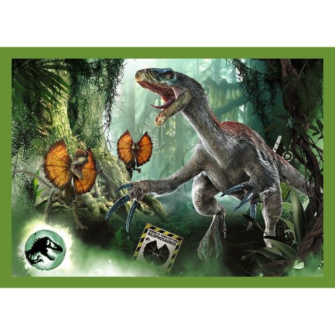 PUZZLE 4IN1 GREAT DINOSAURS TREFL 34607