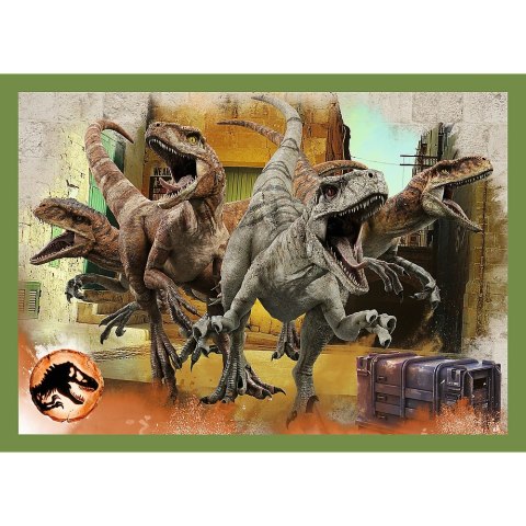 PUZZLE 4IN1 GREAT DINOSAURS TREFL 34607