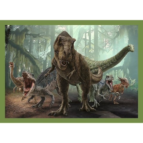 PUZZLE 4IN1 GREAT DINOSAURS TREFL 34607