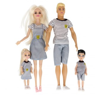 DOLL 29CM 28X33X6 MC FAMILY 4PCS WB 24/48 MEGA CREATIVE