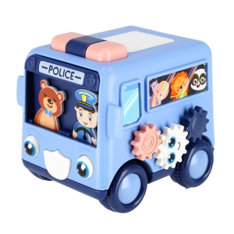 AUTO CARTOON 8CM MC POLICE MIX2 DISP 12/144/288 MEGA CREATIVE