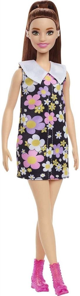 BRB FASHIONISTAS DOLL DRESS FLOWERS HBV19 W6 MATTEL