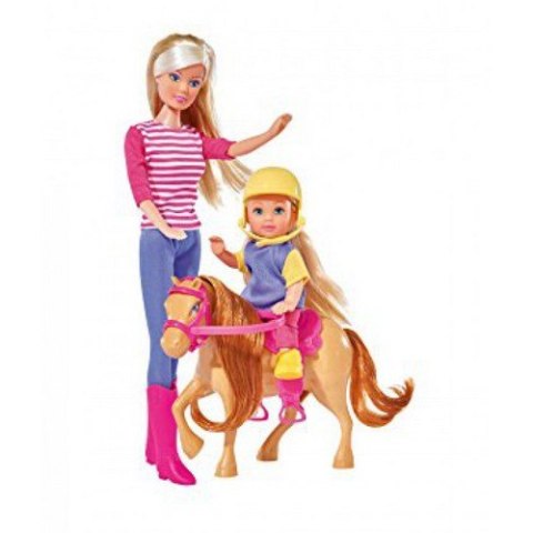 DOLL KASTEFFI WITH A HORSE 29CM SIMBA 105738051 SIMBA