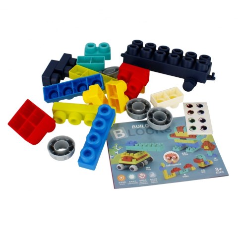 CONSTRUCTION BLOCKS JUNIOR 20EL 28X21X6 MC SOFT B24/48 MEGA CREATIVE