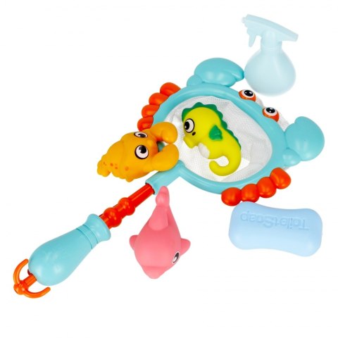 BATH TOY CRAB WITH NET MEGA CREATIVE 499214 MEGA CREATIVE