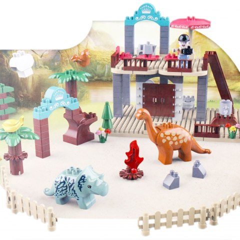 CONSTRUCTION BLOCKS 205 ELEMENTS DINO PARK MEGA CREATIVE 502461