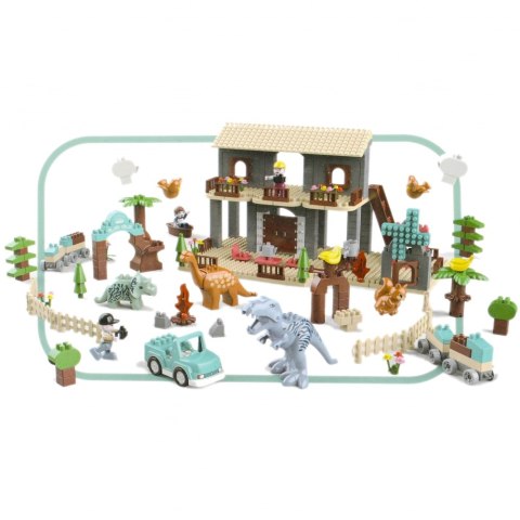 BUILDING BLOCKS 372 ELEMENTS DINO PARK MEGA CREATIVE 502462