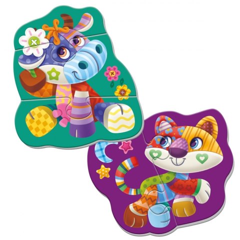 PUZZLE FOAM MAGNET 2.3EL KROWKA/KITTEN PBH ROTER KAFER