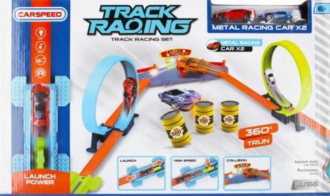 CAR TRACK WITH MEGA ACCESSORIES MEGA CREATIVE 502242 MEGA CREATIVE