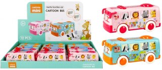 CARTOON BUS 12 CM MEGA CREATIVE 502295 MEGA CREATIVE