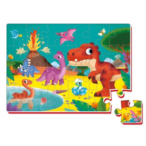 PUZZLE PIAN 24EL DINOSAURS RK PBH ROTER KAFER