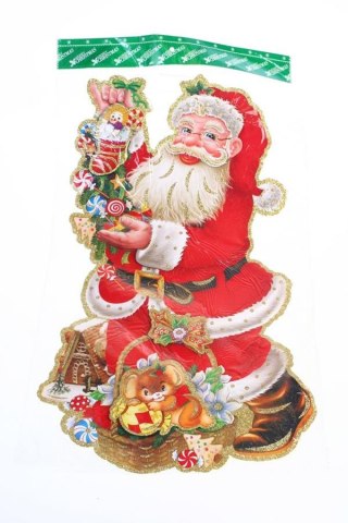 CHRISTMAS DECORATION PAPER 3-D SANTA GIFT ARPEX BP3427 ARPEX