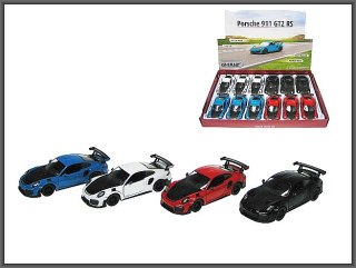 PORSCHE 911 GT2 RS 4-COLORS 1:36 HIPO DRIVE