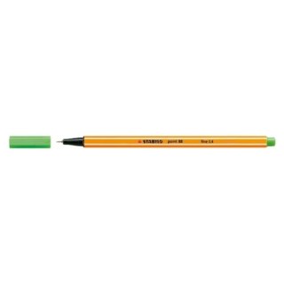 FINE PEN POINT 88 LEAF GREEN BOX OF 10 STABILO 88/43 STABILO