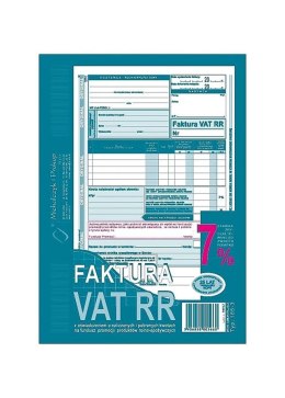 PRINT VAT INVOICE RR FOR FARMER A5/80 SHEETS MICHALCZYK&PROKOP 185-3N MICHALCZYK AND PROKOP