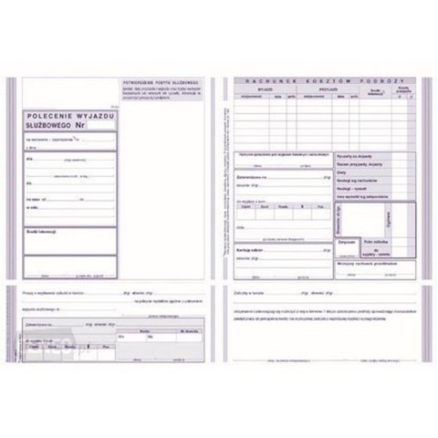 PRINTING ORDER FOR BUSINESS TRAVEL A5 MICHALCZYK&PROKOP 505-3 MICHALCZYK I PROKOP