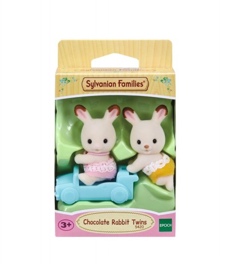 SYLVANIAN TWIN RABBIT CHECK EARS 5420 WB6 EPOCH