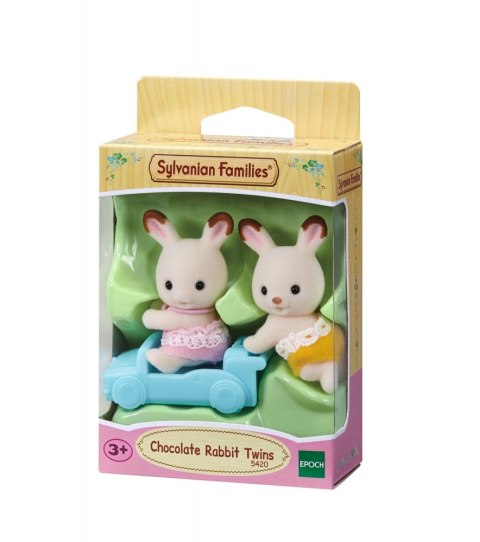 SYLVANIAN TWIN RABBIT CHECK EARS 5420 WB6 EPOCH