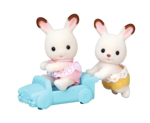 SYLVANIAN TWIN RABBIT CHECK EARS 5420 WB6 EPOCH