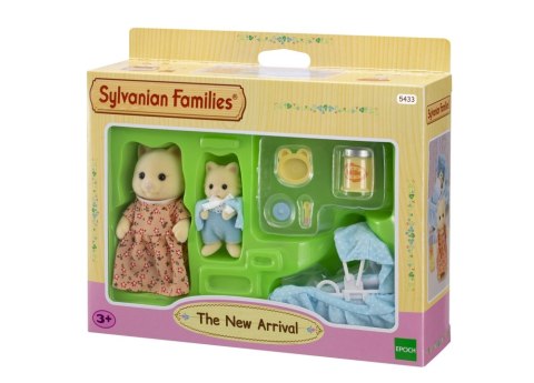 SYLVANIAN BABY WITH MOTHER AND LAYETTEET 5433 WB6 EPOCH