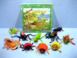 - ANIMALS GUM INSECTS FROM PEN 10CM HTE043/A047P HIPO