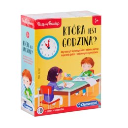 EDUCATIONAL GAME WHAT TIME IS IT? CLEMENTONI 50075 CLEMENTONI