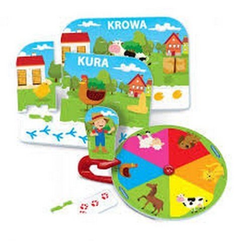 EDUCATIONAL GAME ANIMALS ON THE CLEMENTONI FARM 60916 CLEMENTONI