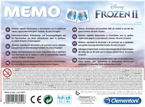 GAME MEMO FROZEN 2 CLEMENTONI 18051 CLEMENTONI