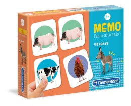 MEMO GAME ANIMALS ON THE CLEMENTONI FARM 18082 CLEMENTONI