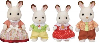 SYLVANIAN RABBIT FAMILY WITH CHECK EARS 5655 W6 EPOCH