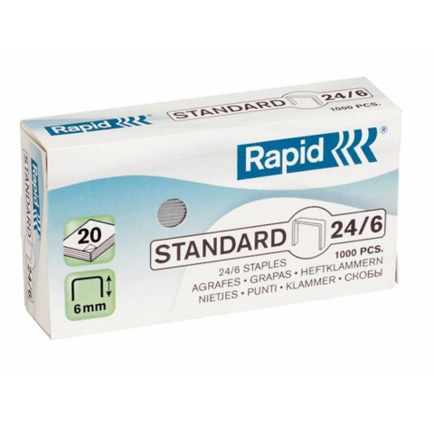 RAPID STANDARD 24/6 1M ESSELTE STAPLES