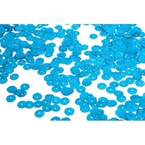 ROUND PASTEL SEQUINS 8 MM BLUE CRAFT WITH FUN 290117