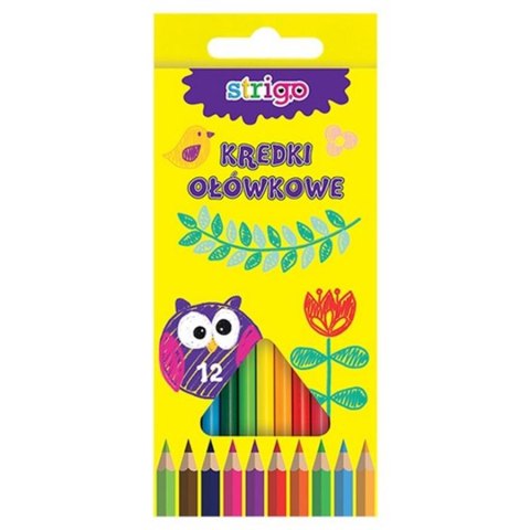 PENCILS 12 COLORS TRIANGULAR STRIGO SSC001